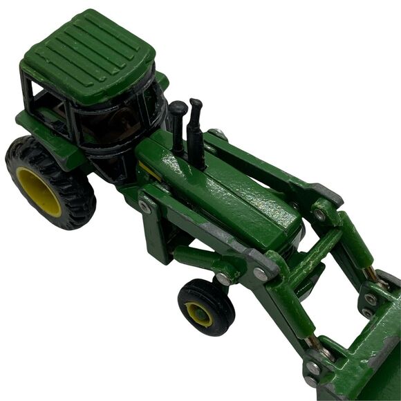 Matchbox John Deere Green Red Yellow Loader Tractor Farm Equipment Toy Lot Of 11 - Picture 2 of 16